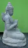  Product image 7 of the product “Seated Dewi Sri made of Riverstone in Dharmachakra gesture of wheel of the teaching of the Dharma, H. 80cm. ”